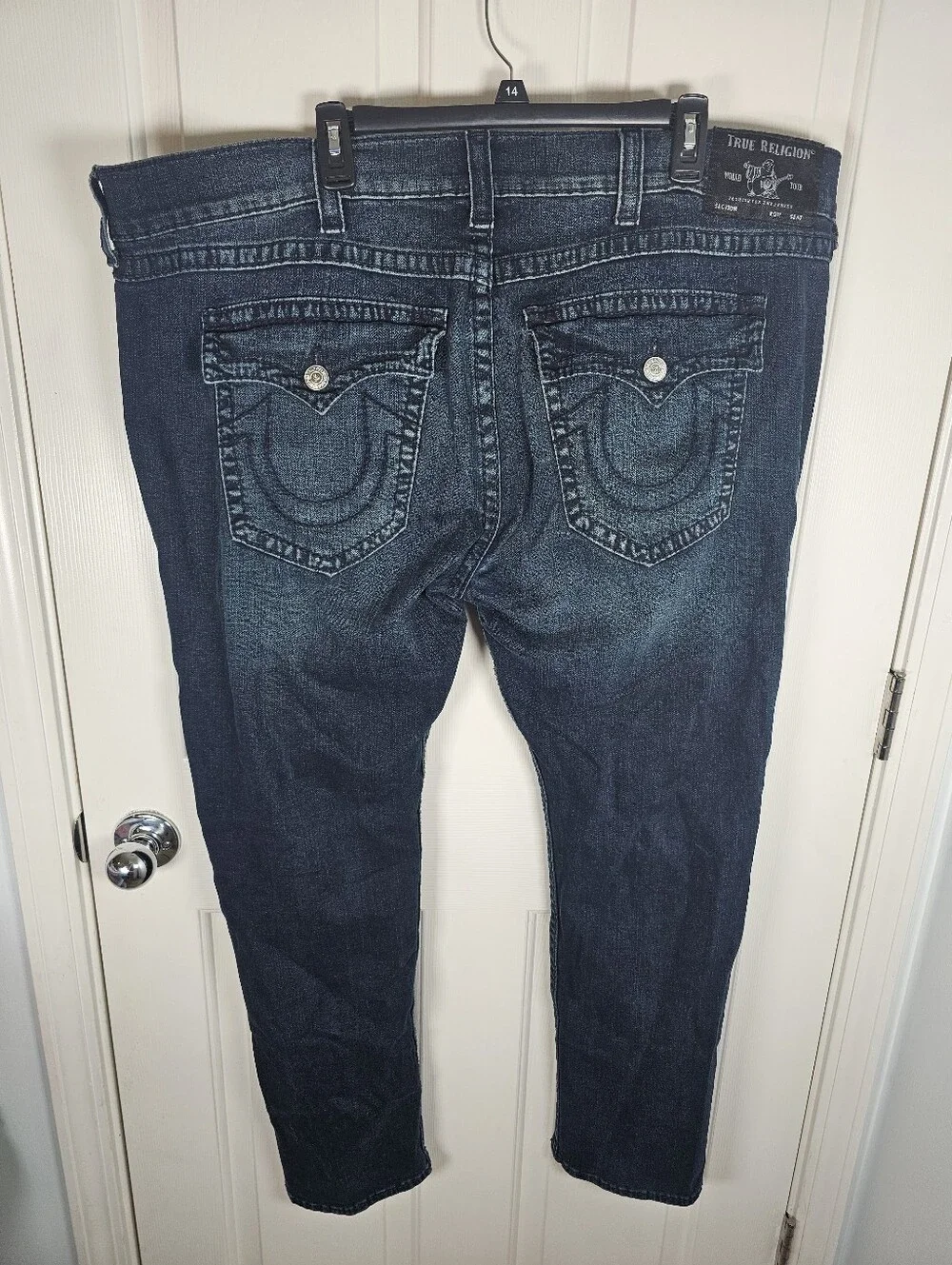 True Religion Jeans Mens Geno Relaxed Slim Size 44x32